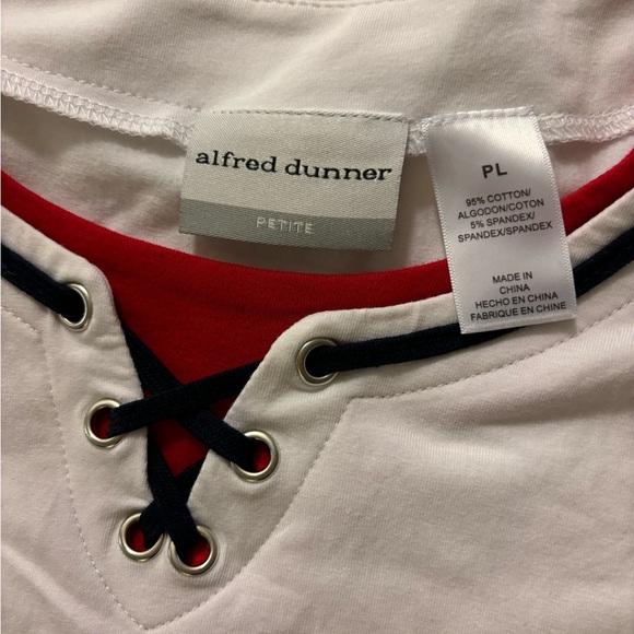 Alfred Dunner petite large boat shirt - Picture 2 of 2
